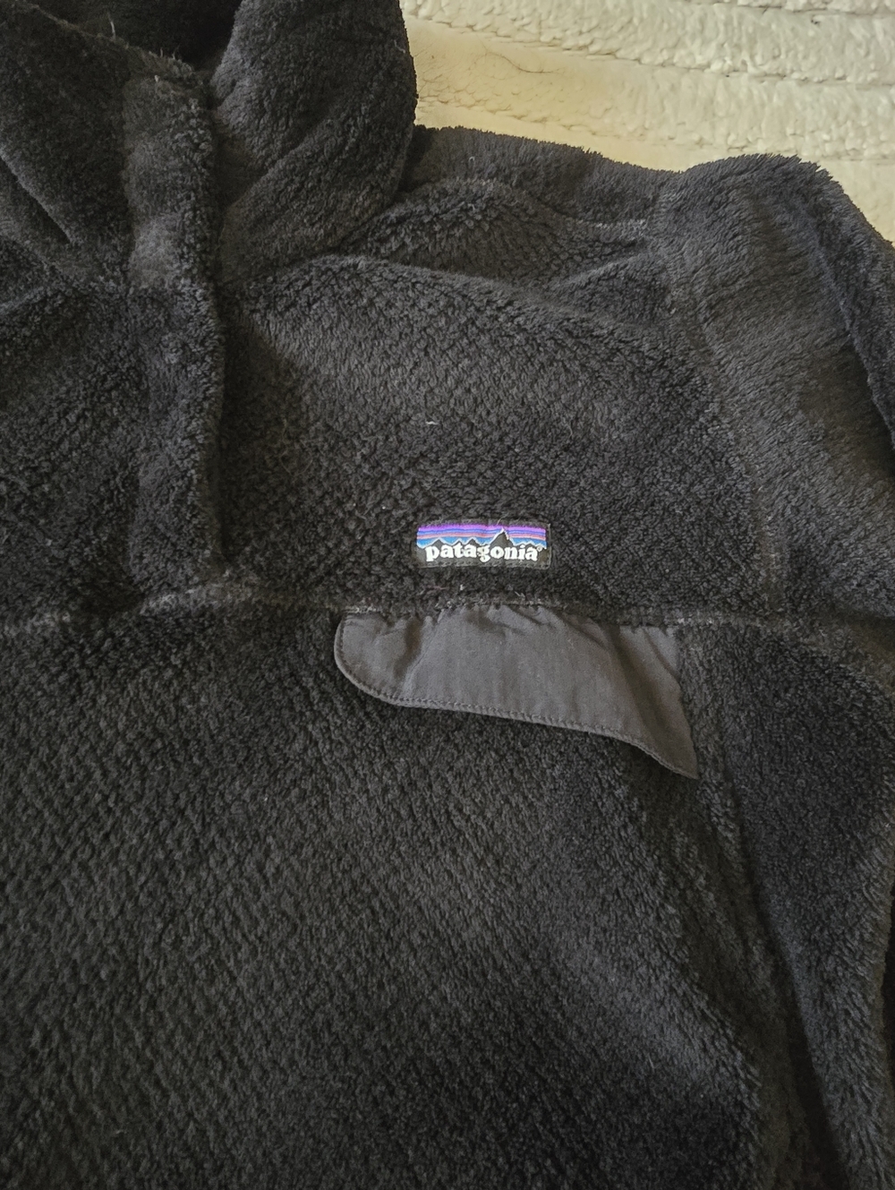 Patagonia Black Re-Tool Snap-T Fleece Pullover, Women's Small